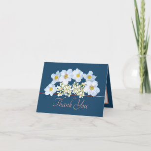 Blue Rosa Chic Anemone Orchid Bouquet Tack Kort
