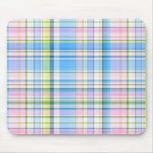 Blue Rosa Gult Wht Preppy Madras Musmatta