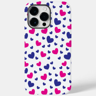 Blue Rosa Hearts Mönster Valentine Day
