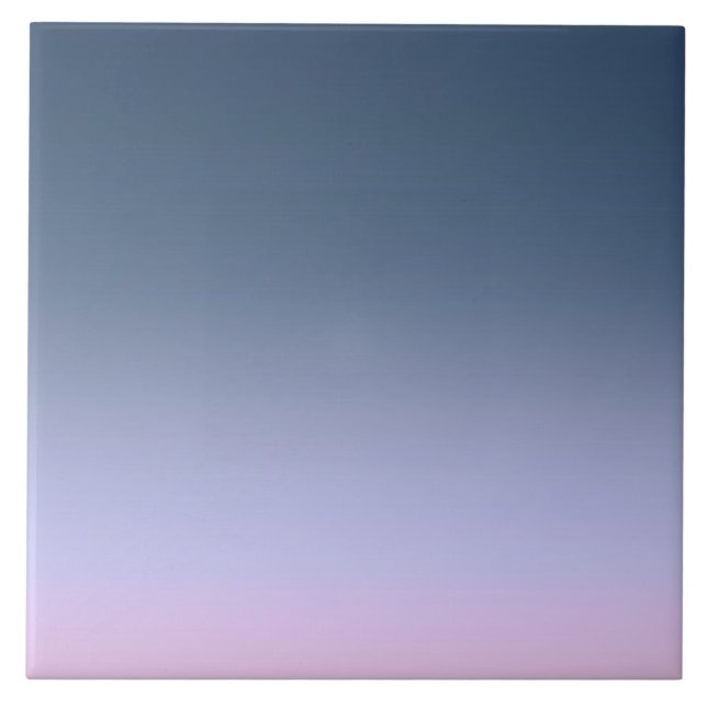 Blue-rosa Ombre . Kakelplatta (Framsidan)