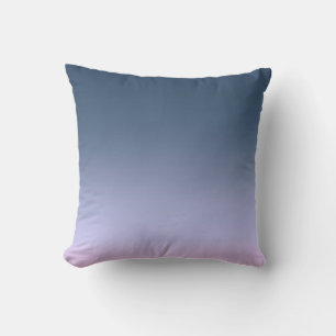 Blue-rosa Ombre . Kudde