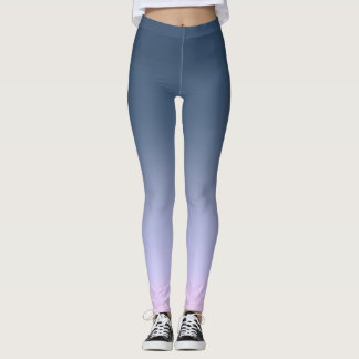 Blue-rosa Ombre . Leggings