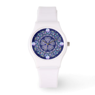 Blue Rosace Armbandsur