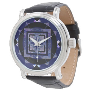 Blue Rosace Armbandsur