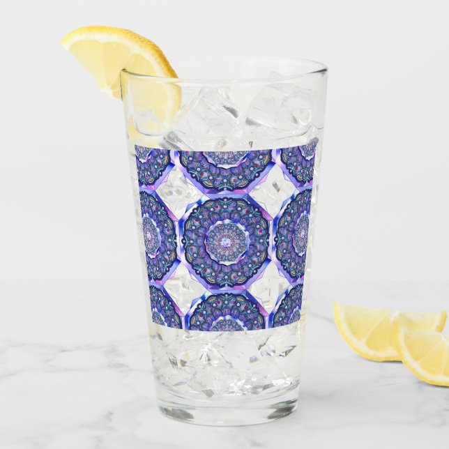 Blue Rosace Glaskopp (Framsida Ice)