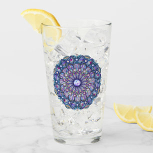 Blue Rosace Glaskopp
