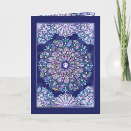 Blue Rosace Kort