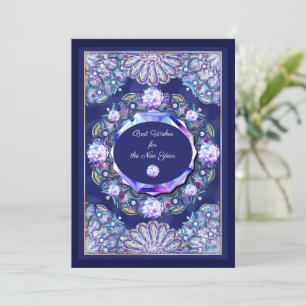 Blue Rosace Kort