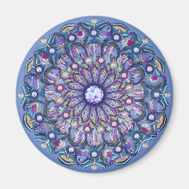 Blue Rosace Magnet