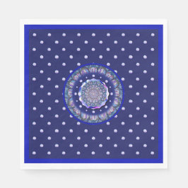 Blue Rosace Pappersservett