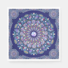 Blue Rosace Pappersservett