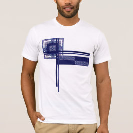 Blue Rosace T Shirt