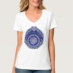 Blue Rosace T Shirt
