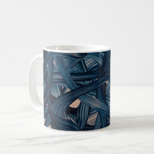 BLUE ROSETT BAND Mugg