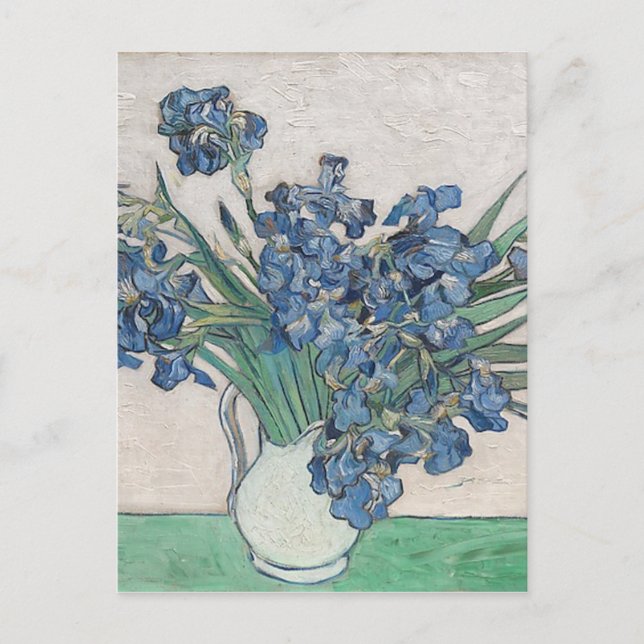 Blue rosor vykort (Framsida)