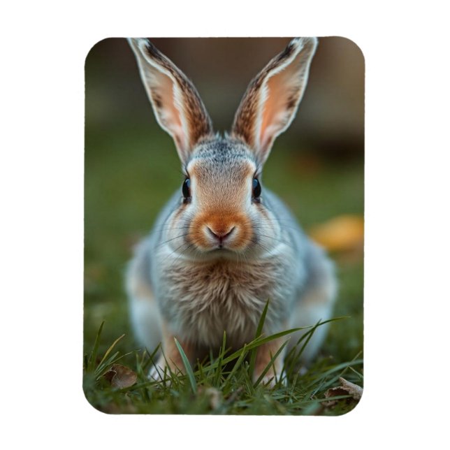 Blue Russian Bunny, Magnet (Vertikal)