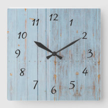 Blue Rustic Wood Farmhouse Vintage