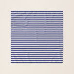 Blue Sailor Rand Sjal<br><div class="desc">En klassisk sjal med mörk blått sjöfolk rand</div>
