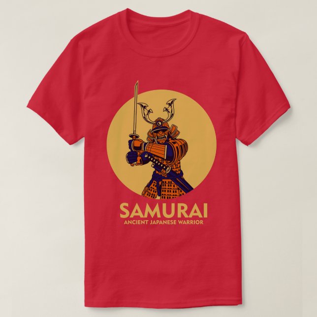 BLUE SAMURAI T SHIRT (Design framsida)