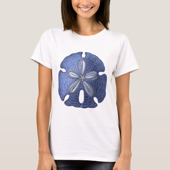 Blue Sand Dollar T-shirt (Framsida)