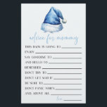 Blue Santa Hat Advice Baby Shower Spelaktivitet Brevpapper<br><div class="desc">Det här är ett blått jultomt,  temat Råd för Mamma Babykläder. *Råd för Mamma - Skriva ut meningsfull ord av råd till mor att vara!</div>