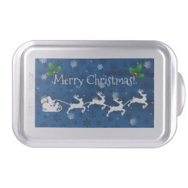 Blue Santa's Sleigh och Reindeer Bakform