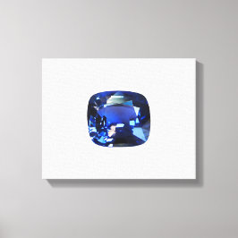 Blue Sapphire Canvastryck