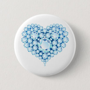 Blue Sapphire Heart Gems Knapp