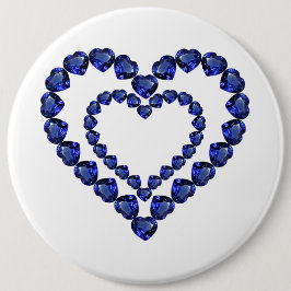 Blue Sapphire Heart Knapp