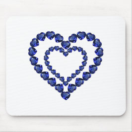 Blue Sapphire Heart Musmatta