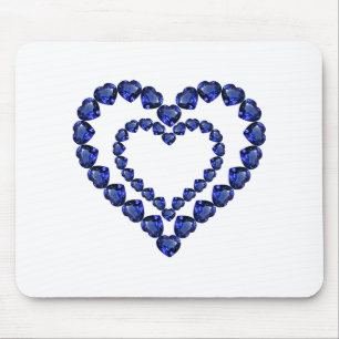 Blue Sapphire Heart Musmatta