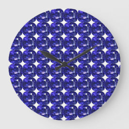 Blue Sapphire Stor Klocka