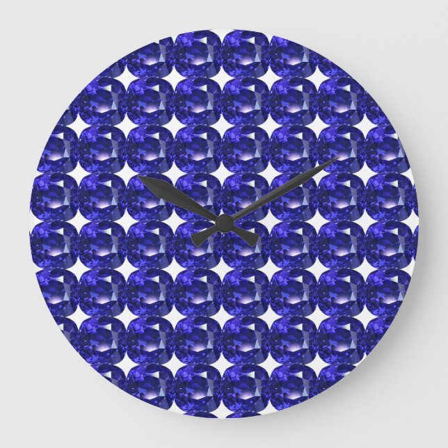 Blue Sapphire Stor Klocka (Framsida)