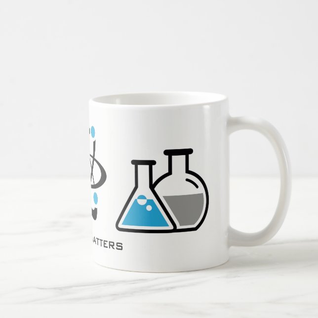 Blue Science Matters Design Mugg (Höger)