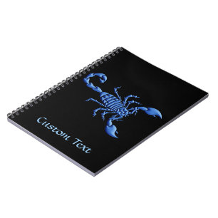 Blue Scorpion Anteckningsbok