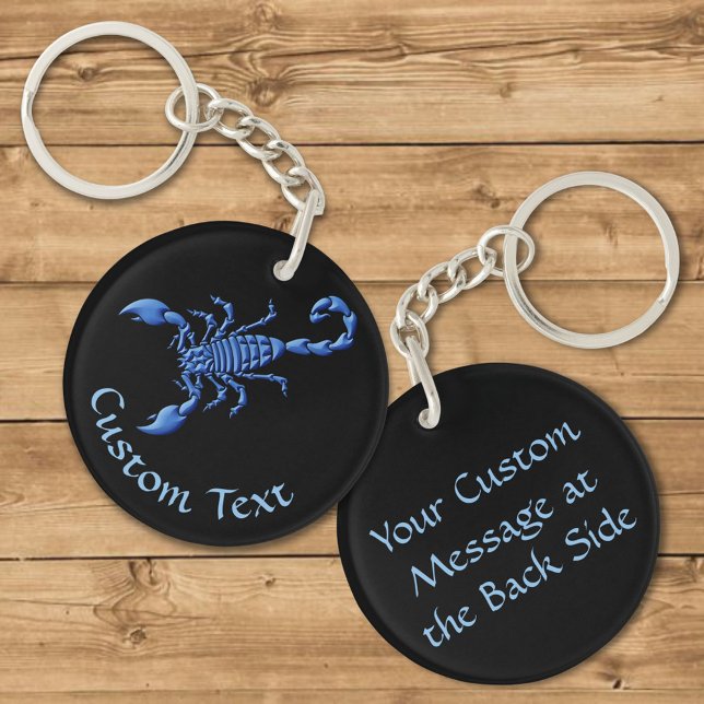 Blue Scorpion Keychain (Skapare uppladdad)