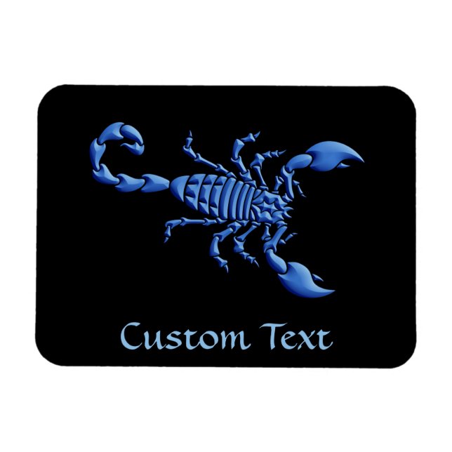 Blue Scorpion Magnet (Horisontell)