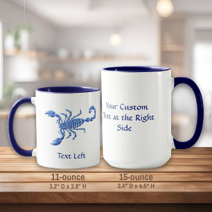 Blue Scorpion Mugg