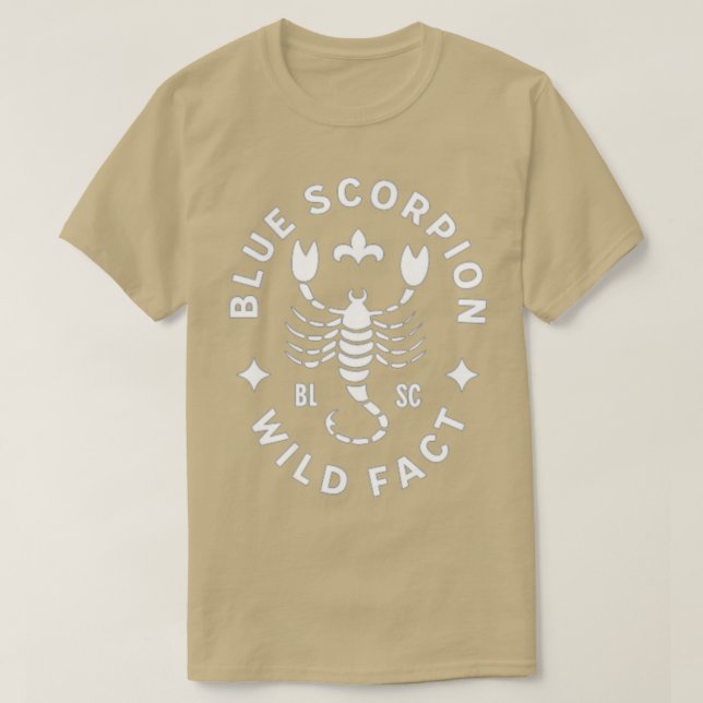 Blue Scorpion T Shirt (Design framsida)