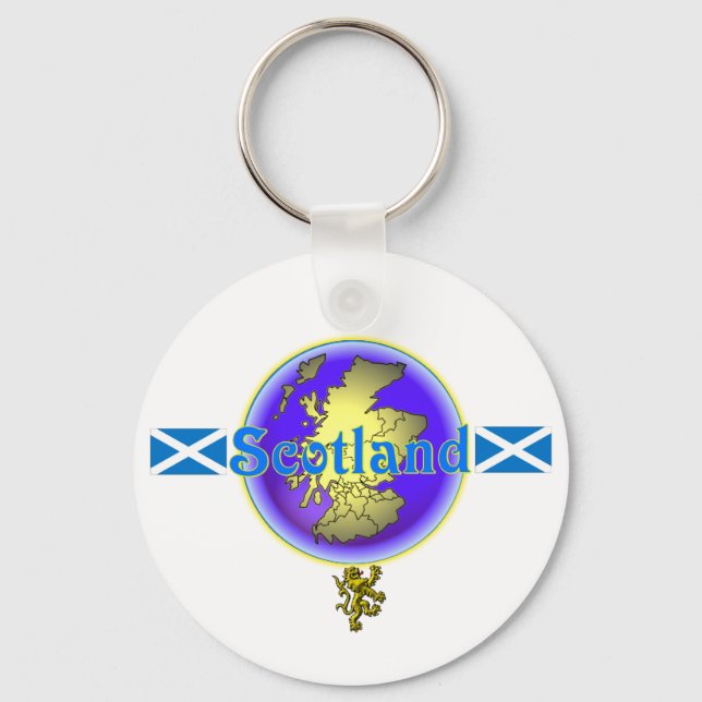 Blue Scotland. Nyckelring (Framsida)