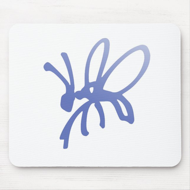 Blue Scribble Kryp Musmatta (Framsidan)