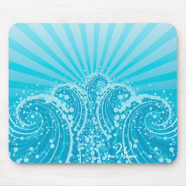 Blue Sea 1 Mousepad Musmatta (Framsidan)