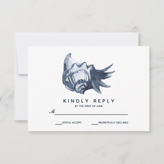 Blue Seashell | BRÖLLOP OSA (Framsida)