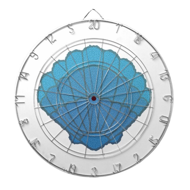 Blue Seashell Mosaic Piltavla (Framsidan)