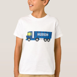 Blue Semi Lastbil Personlig T-shirt