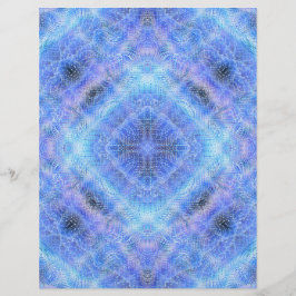 Blue Serene Gardens Bulk Scrapbook Paper Pages Reklamblad