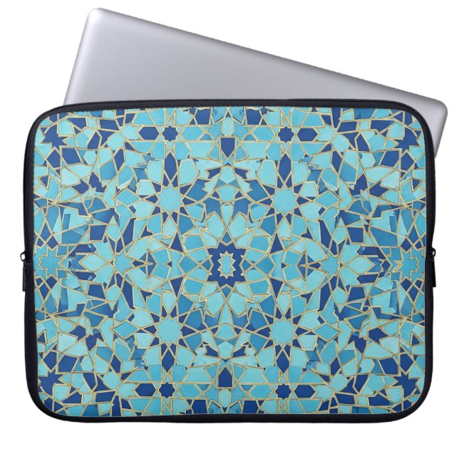 blue shades mosaic laptop fodral (Framsidan)