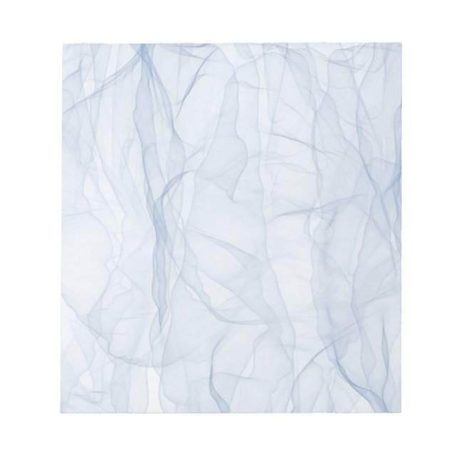 Blue Shadow Mönster Anteckningsblock (Framsida)