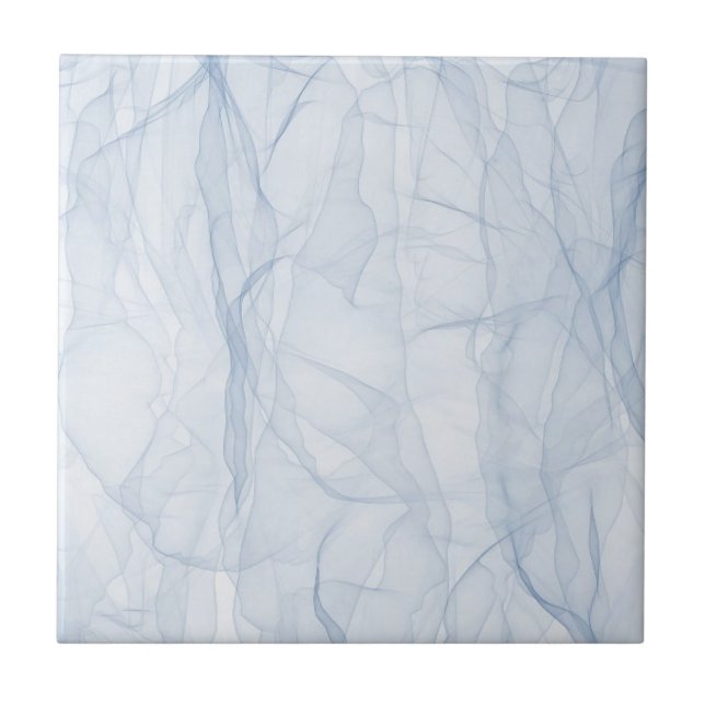 Blue Shadow Mönster Kakelplatta (Framsidan)