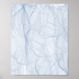 Blue Shadow Mönster Poster